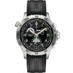 Hamilton Men's Watch - Khaki Aviation Chrono Black Dial Rubber Strap | H76714335 $559.16