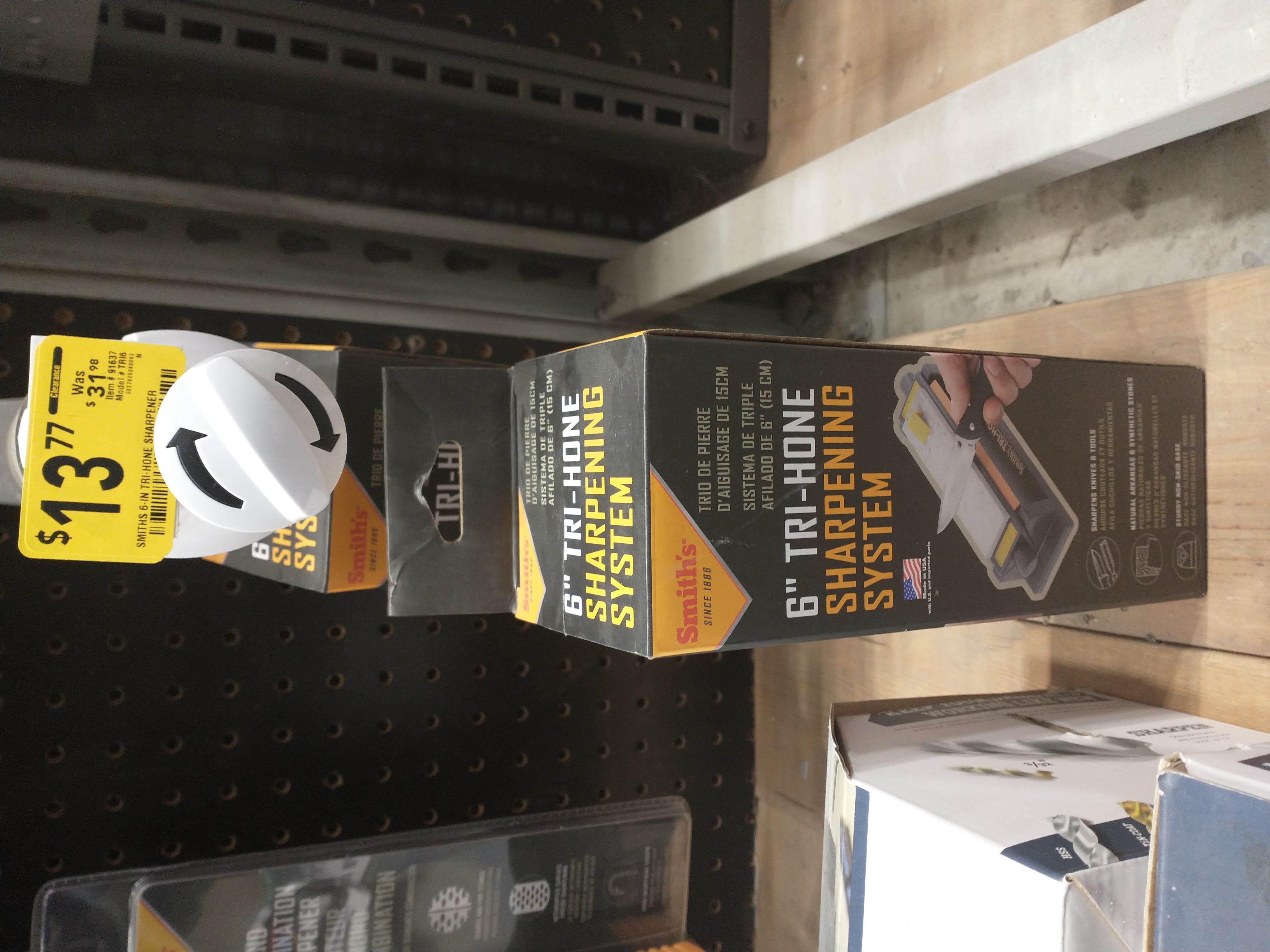 Lowe's Clearance YMMV Smith's 6" Three Stone Sharpening System