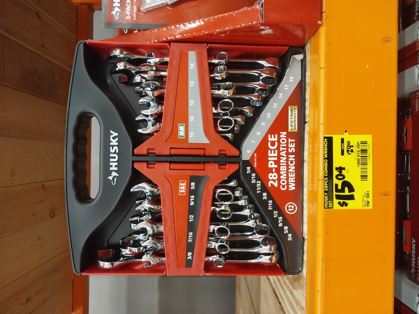 Home Depot Clearance - YMMV Husky Combination Wrench Set (28-Piece) $15.04