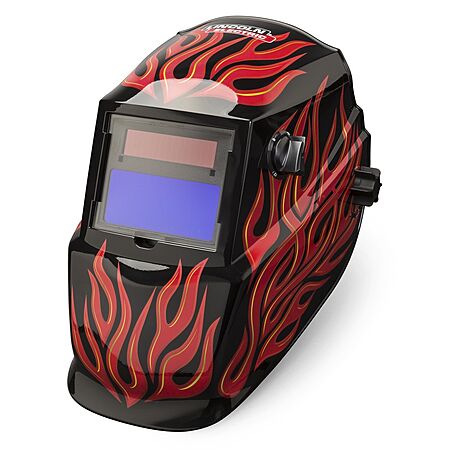Lowe's YMMV In-Store Clearance - Lincoln Electric Auto Darkening Variable Shade Red Welding Helmet | K3446-2 $41.37