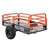 1500 lbs. 15 cu. ft. Steel Heavy-Duty ATV Trailer Dump Cart, Garden Cart Garden Utility Trailer -- Home Depot - $201.99