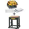 Dewalt DW735 15 Amp 13 in. Thickness Planer, In/Out Feed Tables, and Mobile Thickness Planer Stand &mdash; Home Depot - $699