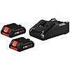 Buy Bosch 18 -Volt 2 -Pack Lithium ( 4 Ah 4 Ah Battery Kit ) get FREE Item - Lowes $179