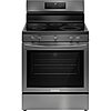 Frigidaire Gallery 30-in Glass Top 5 Burners 5.3-cu ft Self-Cleaning Air Fry Convection Oven Freestanding Electric Range $329
