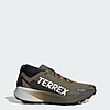 Terrex Agravic GORE-TEX Trail Running Shoes Olive Strata / Cloud White / Semi Impact Orange $72