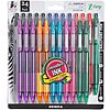 Amazon.com : Zebra Pen Z-Grip Retractable Ballpoint Pen, Medium Point, Assorted Fashion Colors, 24-Pack (12223) : Office Products $7.96