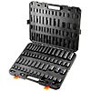 Home Depot SKYSHALO 3/8 in. and 1/2 in. Drive Impact Socket Set, 59-Pieces Socket Set SAE 5/16 in. to 1-1/4 in. and Metric 6-32mm $27.99