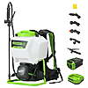 Greenworks 60V 4 Gallon Cordless Battery Backpack Sprayer with 2.0Ah Battery &amp;amp; Charger $149.61