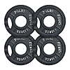 Signature Fitness 2-Grip Olympic Cast Iron Weight Plates, 2-Inch 4x2.5lb $8, 2x25lb $30, 2x35lb $40, 2x45lb $50 FS @ Walmart