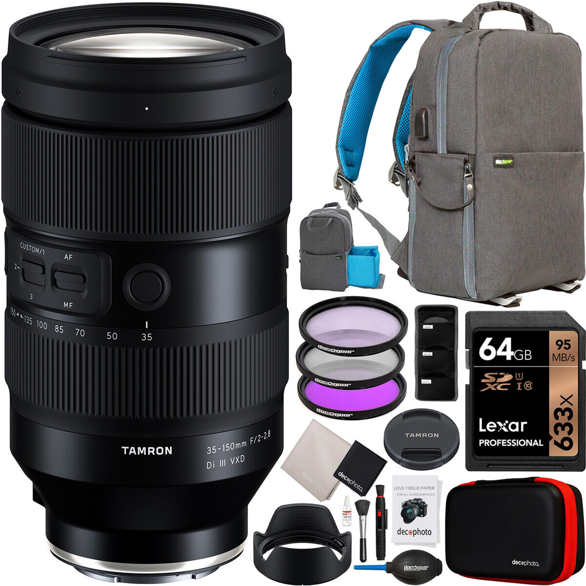 Tamron 35-150mm F/2-2.8 Di III VXD Lens A058 for Sony E-Mount Full Frame Bundle $1439