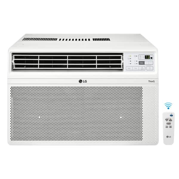 12,000 BTU 115V Window Air Conditioner Cools 550 Sq. Ft. with Remote in White $259.99