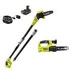 Ryobi One+ 18v Cordless Pole Saw & Chainsaw w/ 2Ah Battery & Charger (Blemished) $132 + $15 S/H