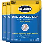 [S&amp;S] $5.41: 3-Pack Dr. Scholl's Ultra Hydrating Foot Mask
