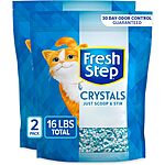 Fresh Step Crystals, Premium Cat Litter, Scented, 8 Pounds (Pack of 2) $16.19