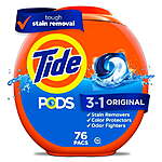 Select Stores: 76-Count Tide PODS Liquid Laundry Detergent Pacs (Original Scent) $4.90 + Free Store Pickup