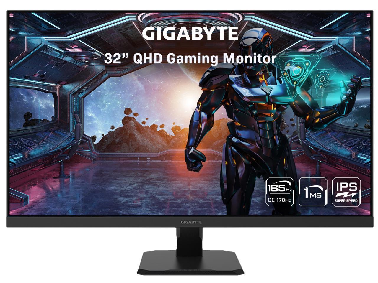 31.5" GIGABYTE GS32Q QHD 170Hz Gaming Monitor 2560x1440 SS IPS - $209.99 + Free Shipping