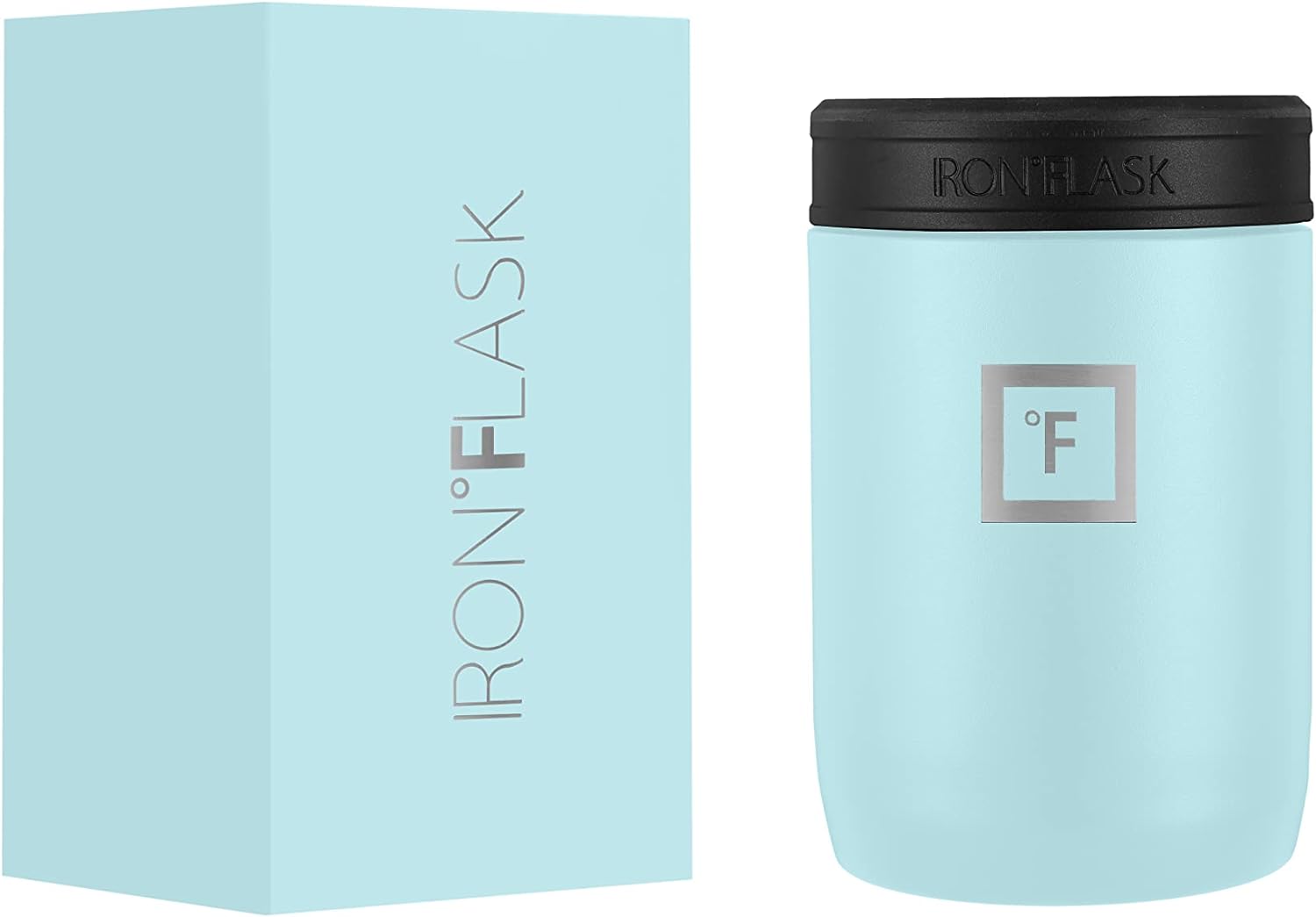 IRON °FLASK Standard Can Cooler 12oz Insulated Stainless Steel Holder for Regular Cans -Rose Gold (YMMV) $3.98