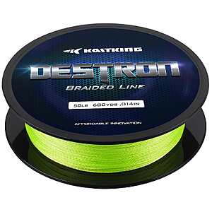 600 Yards Destron Braided Fishing Line (Various Colors/Strength)