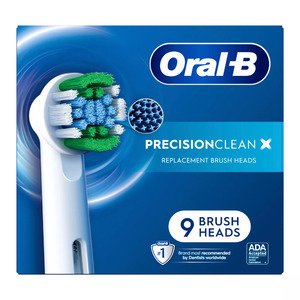 Oral-B PrecisionCleanX X-Filament Replacement Brush Heads, 9 ct. for $19.99
