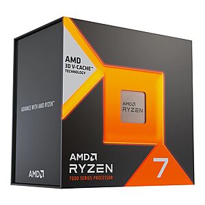 AMD Ryzen 7 7800X3D Raphael AM5 4.2GHz 8-Core Boxed Processor - Heatsink Not Included - MICRO CENTER $339.99