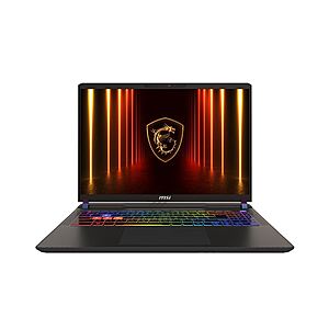 MSI Vector 16 HX AI: 16" 240Hz QHD+ IPS, Intel Ultra 9 275HX, RTX 5080, 16GB DDR5, 1TB SSD $1999.99