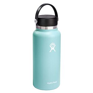 Hydro Flask Water Bottles: 32-Oz Wide Flex Cap or Wide Mouth Flex Straw Cap $18.35 & More + Free Shipping on $89+