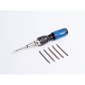 Kobalt 12-in-1 Double Drive 7 -Piece 3-1/2-in Ratcheting Multi-Bit Combination Tip Screwdriver Set,$10.98, free shipping/pickup, Lowe's