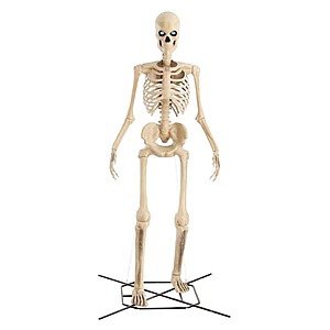 12 ft. Grave & Bones Giant-Sized Skelly with LifeEyes™ LCD Eyes H5 $149.98 YMMV at Home Depot