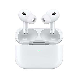 Open Box Apple AirPods Pro 2 In-Ear Headphones w/ USB-C Charging Case (White) $93 + Free Shipping
