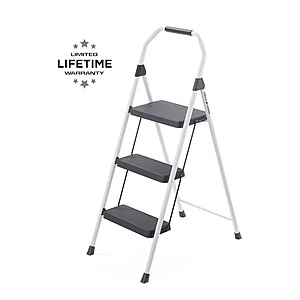 Gorilla Ladders 3-Step Compact Steel Step Stool w/ 225 lb.Load Capacity $19.90 + Free Store Pickup