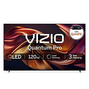 VIZIO 65" Class Quantum Pro Series QLED Smart TV & Vizio 5.1 Soundbar $597 9PM ET for SAMS CLUB PLUS  (Basic 9AM 12/5)