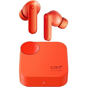 CMF Buds 2a 2025 New 42dB Hybrid ANC Bluetooth Earbuds (Orange) $25 