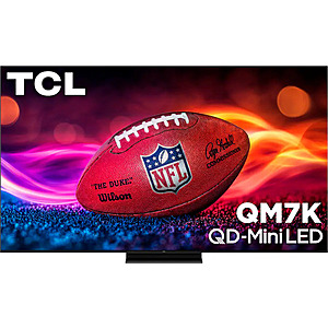 75" TCL QM7K Series 4K UHD HDR QD Mini LED Smart TV w/ Google TV (2025) $1051 + Free Shipping