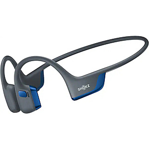 Shokz - OpenRun Pro 2 Wireless Bone Conduction Open-Ear Bluetooth Sports Headphones - Steel Blue $129.99