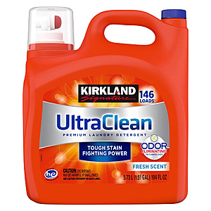 Costco Members: 194 oz Kirkland Signature HE Liquid Laundry Detergent $14.40 (In-Store only)