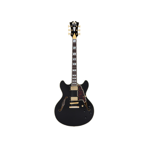 D'Angelico Excel DC Semi-Hollow Electric Guitar w/ Stop-Bar Tailpiece (Black) $750 + Free S&H