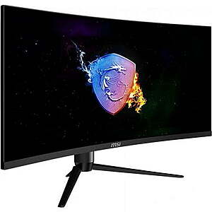 MSI 34" Curved UWQHD (3440 x 1440) HDMI DP 144Hz 1ms Adaptive-Sync LCD Gaming Monitor -$174 FS WALMART