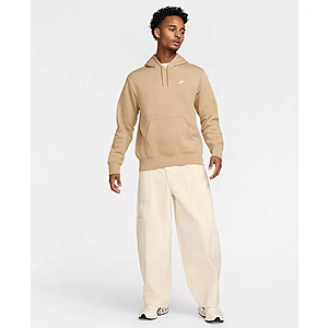 Nike Men's Pullover Fleece Logo Sweatshirt (Parachute Beige) $27.93 + Free Store Pickup at Macy's or Free Shipping on $39+