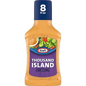 Select 8-oz Kraft Salad Dressings (Catalina, Ranch, Caesar, Thousand Island)