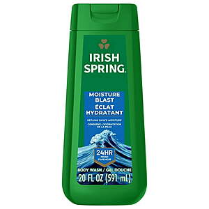 WALMART 2 x 20oz Irish Spring Body Wash, Two for $9.95, get $3.50 Walmart Cash limit 1