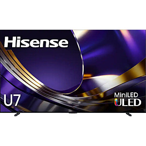 $2498 BEST BUY Hisense - 100" Class U7 MiniLED QLED UHD 4K HDR Glare-Free Smart Google TV with Gemini (2026)
