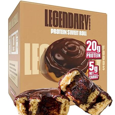 Legendary Foods 20g Protein Chocolate Sweet Rolls - 4 pack, $5.94