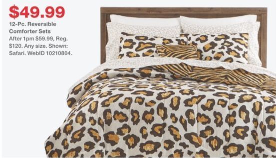 Macy S Black Friday 12 Pc Reversible Comforter Sets For 49 99