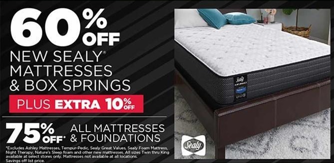 Sears Outlet Black Friday All Mattresses Foundations 75 Off