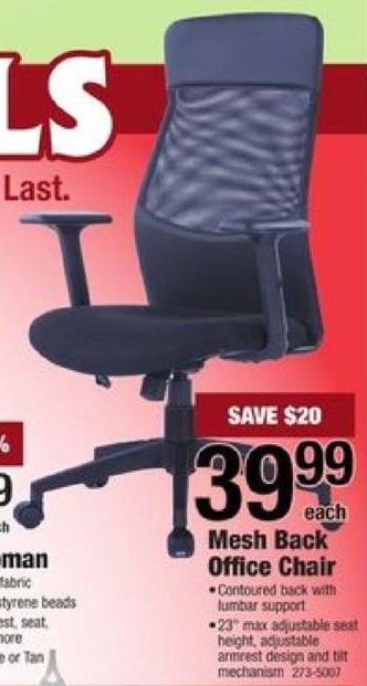 Menards Black Friday Mesh Back Office Chair For 39 99 Slickdeals Net