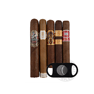 Luxury Smokes 5 Cigar Collection + Cutter + $10 off next purchase + Free Shipping $16