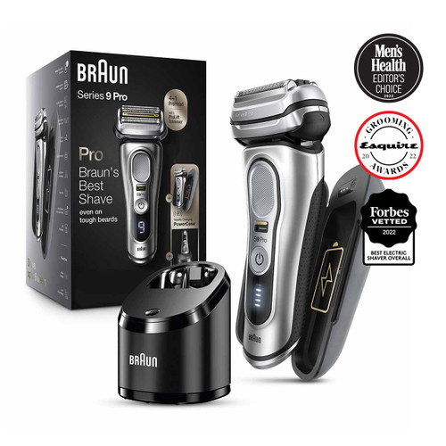 braun series 9 pro electric shaver with powercase 9477cc