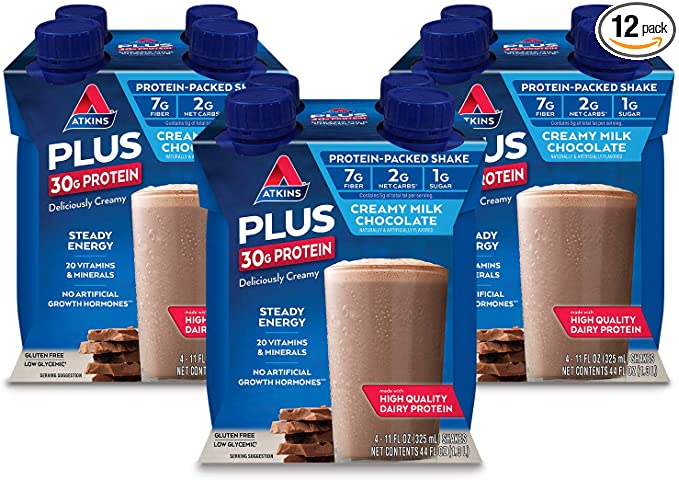 Dead: 12 pack Atkins PLUS Protein-Packed Shake 30g protein. 8.08 s/s +15% off coupon $8.08