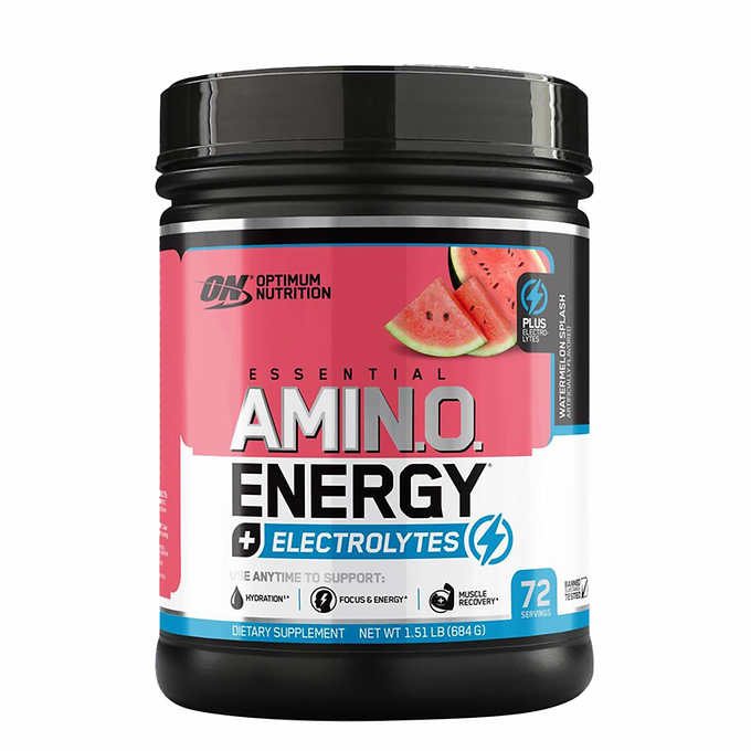 Amino Energy+Electrolytes (watermelon splash-72 servings) $30.99 or less at Costco