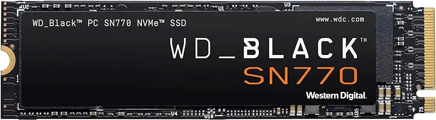 Western Digital WD_BLACK 2TB SN770 NVMe Internal Gaming SSD Solid State Drive | Gen4 PCIe | M.2 2280 $107